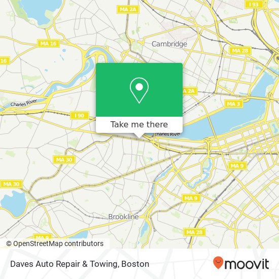 Daves Auto Repair & Towing map