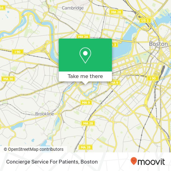 Mapa de Concierge Service For Patients