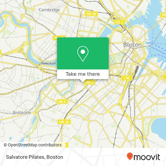 Salvatore Pilates map