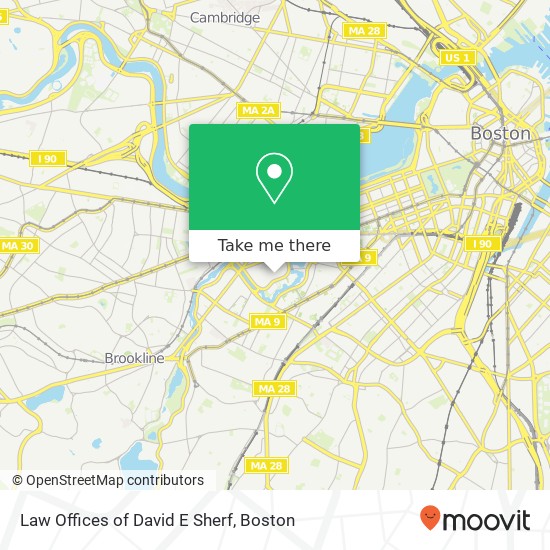 Law Offices of David E Sherf map