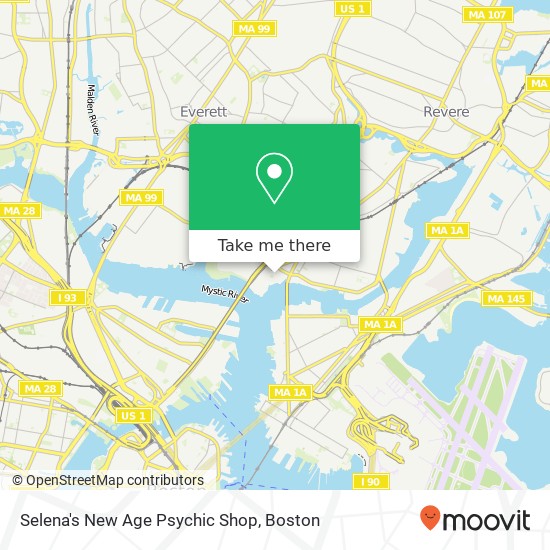 Mapa de Selena's New Age Psychic Shop
