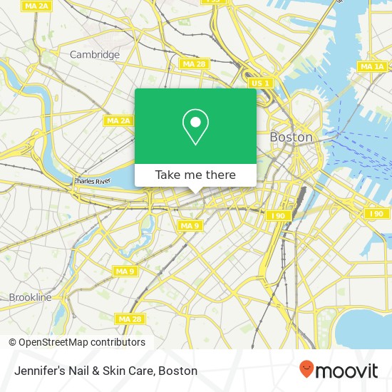 Jennifer's Nail & Skin Care map