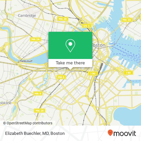 Mapa de Elizabeth Buechler, MD