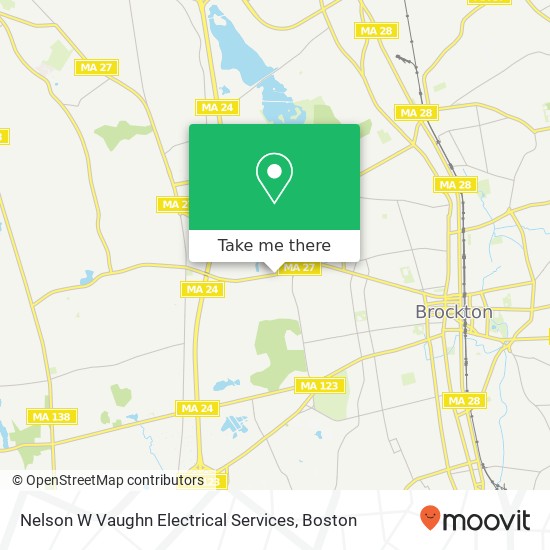 Nelson W Vaughn Electrical Services map