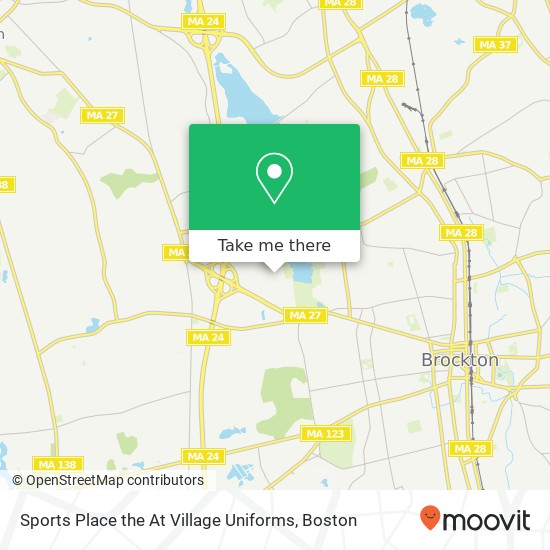 Mapa de Sports Place the At Village Uniforms