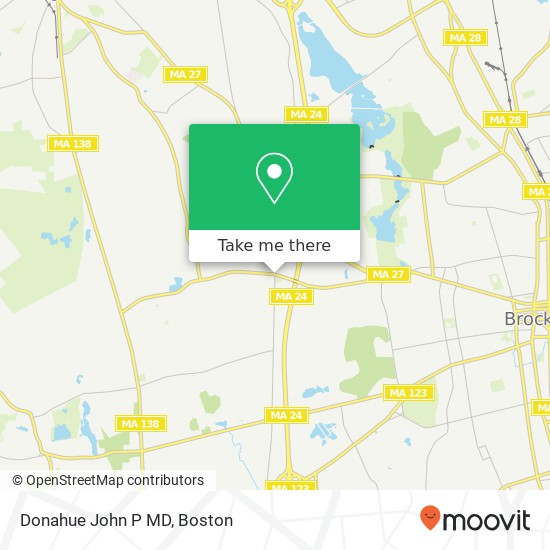 Donahue John P MD map