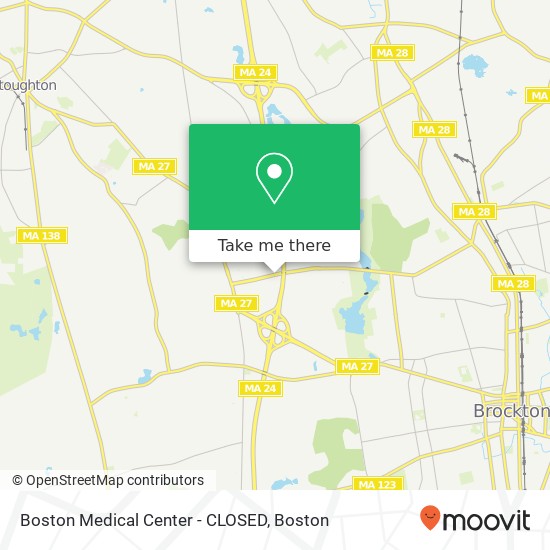 Boston Medical Center - CLOSED map