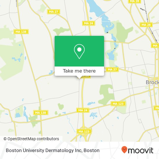 Boston University Dermatology Inc map