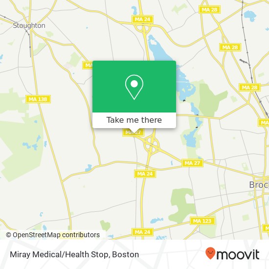 Miray Medical/Health Stop map
