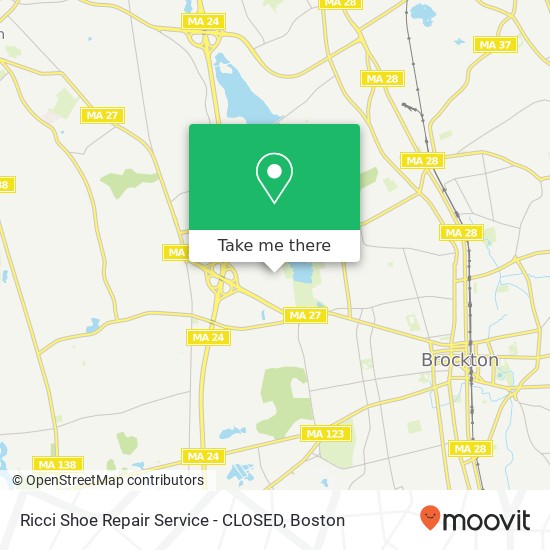Ricci Shoe Repair Service - CLOSED map