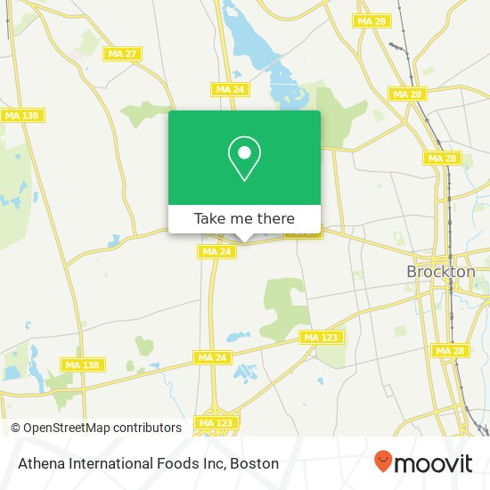 Mapa de Athena International Foods Inc