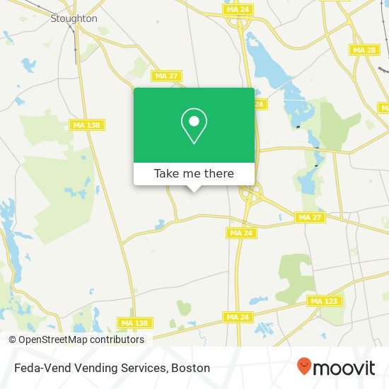 Mapa de Feda-Vend Vending Services