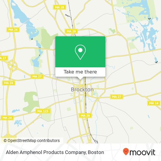 Alden Amphenol Products Company map