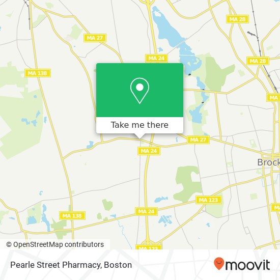 Mapa de Pearle Street Pharmacy