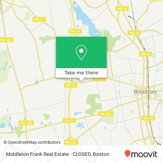 Mapa de Middleton Frank Real Estate - CLOSED