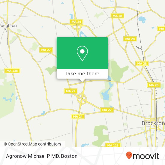 Agronow Michael P MD map