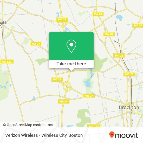 Mapa de Verizon Wireless - Wireless City