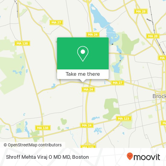 Mapa de Shroff Mehta Viraj O MD MD