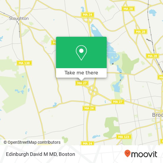 Edinburgh David M MD map