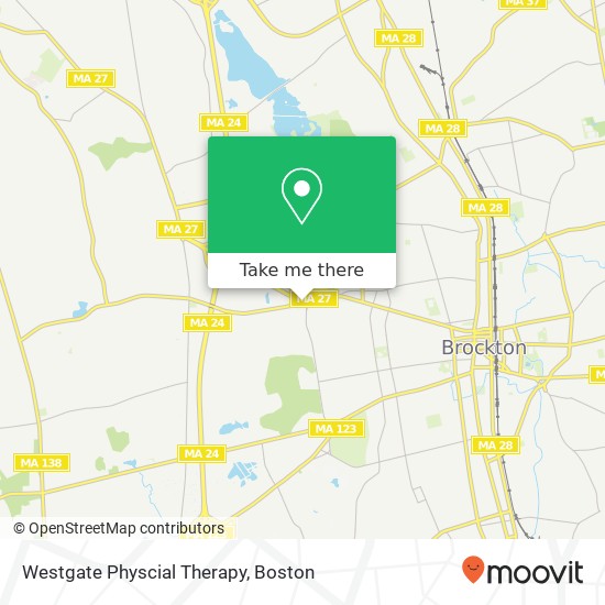 Westgate Physcial Therapy map