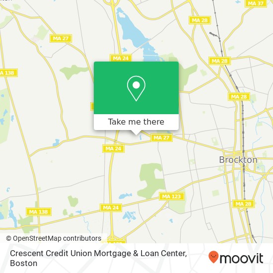Mapa de Crescent Credit Union Mortgage & Loan Center