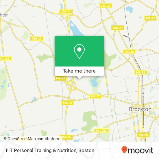 FIT Personal Training & Nutrition map
