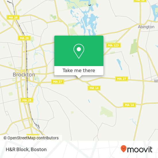 Mapa de H&R Block