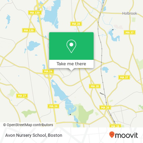 Mapa de Avon Nursery School