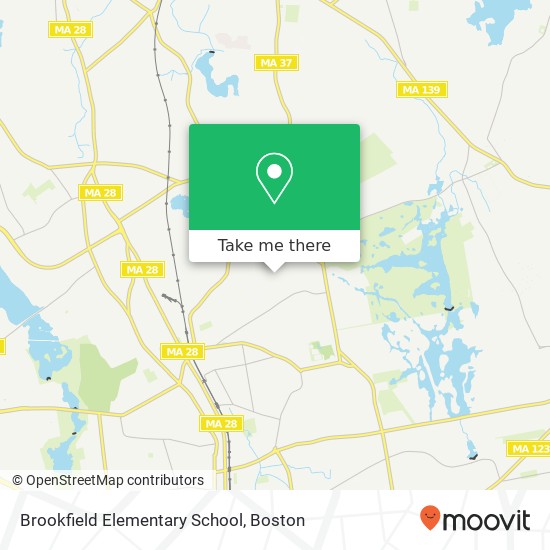 Mapa de Brookfield Elementary School