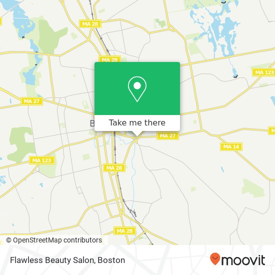 Mapa de Flawless Beauty Salon