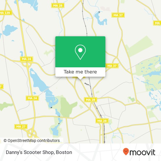 Danny's Scooter Shop map
