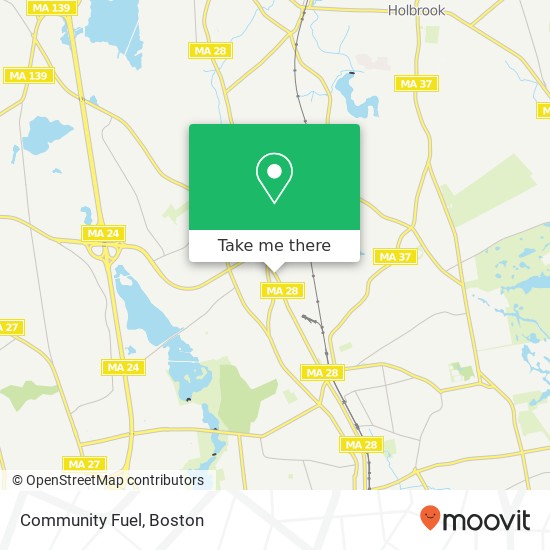 Mapa de Community Fuel