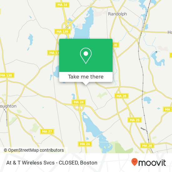 At & T Wireless Svcs - CLOSED map