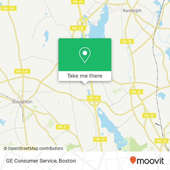 GE Consumer Service map