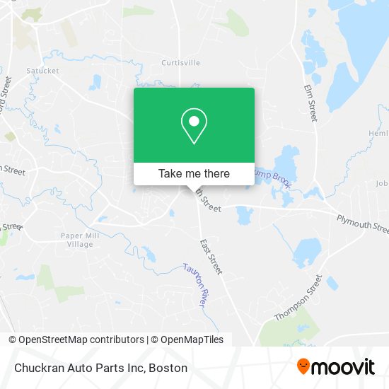 Mapa de Chuckran Auto Parts Inc