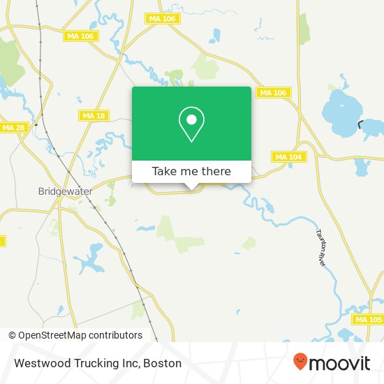 Westwood Trucking Inc map