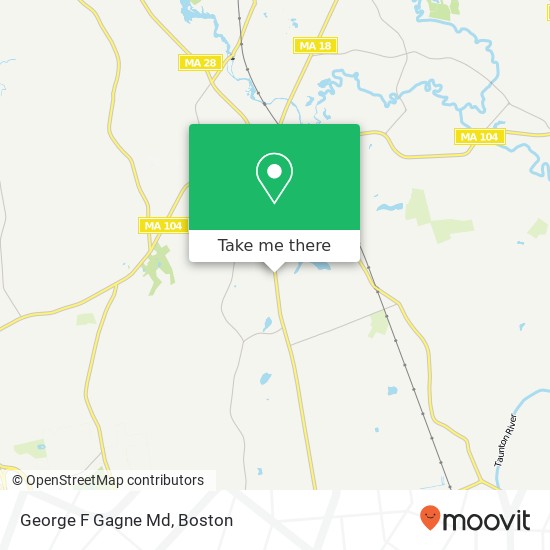 George F Gagne Md map