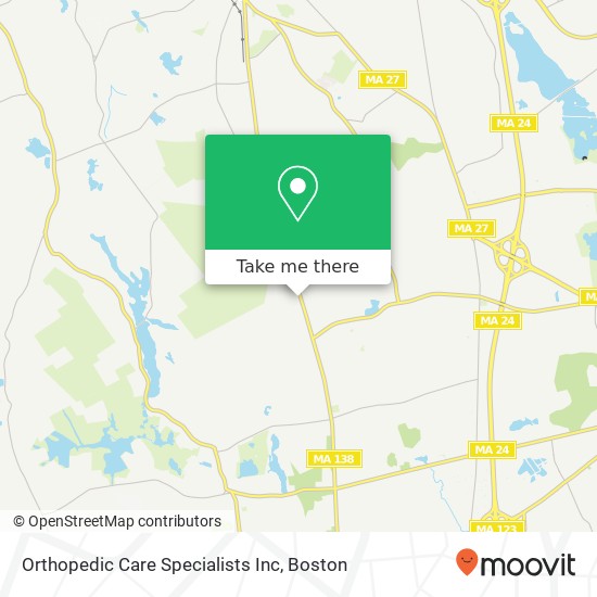 Mapa de Orthopedic Care Specialists Inc