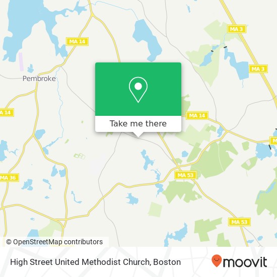 Mapa de High Street United Methodist Church