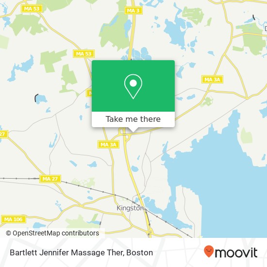 Mapa de Bartlett Jennifer Massage Ther