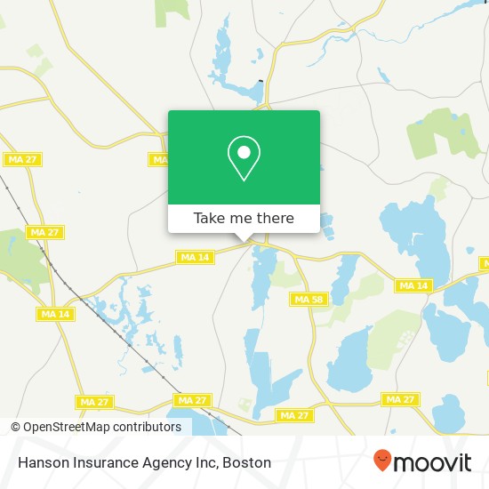 Hanson Insurance Agency Inc map