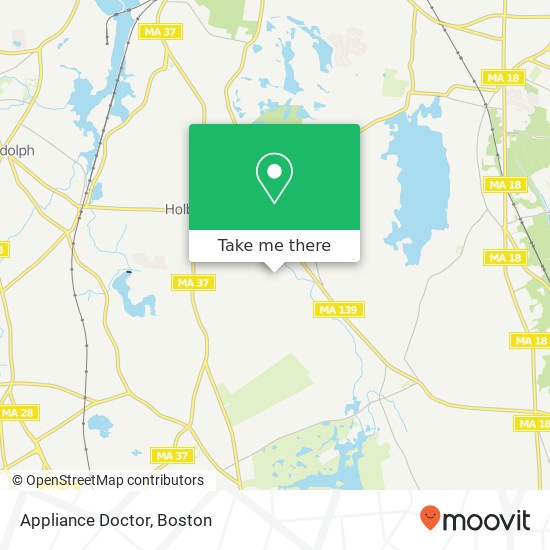 Appliance Doctor map