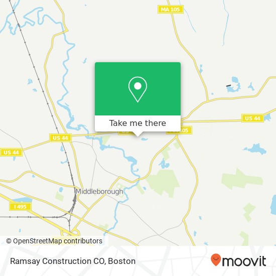 Ramsay Construction CO map