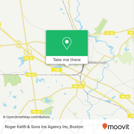 Roger Keith & Sons Ins Agency Inc map