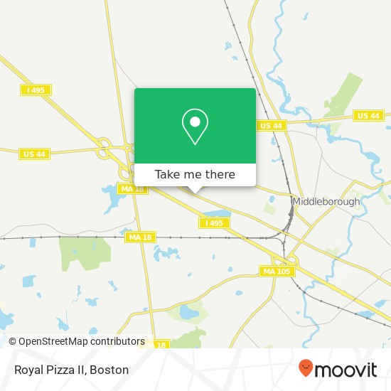 Royal Pizza II map