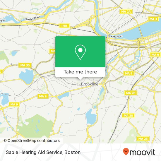 Sable Hearing Aid Service map