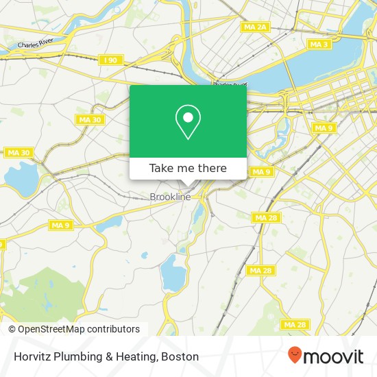 Horvitz Plumbing & Heating map