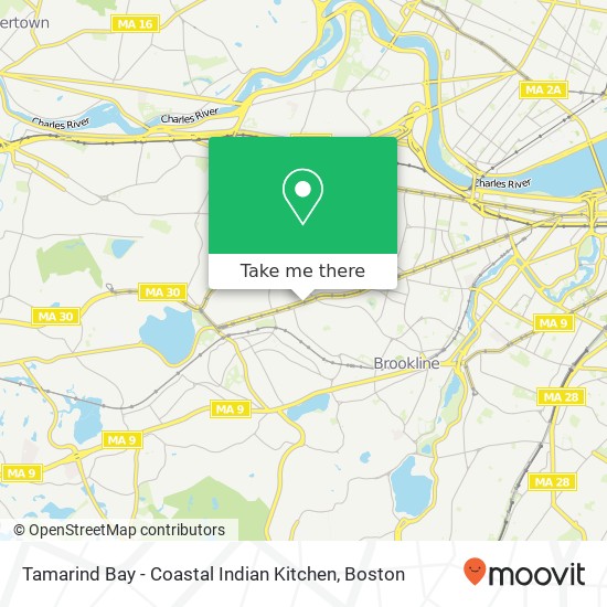 Tamarind Bay - Coastal Indian Kitchen map