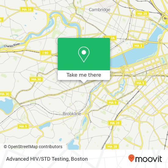 Mapa de Advanced HIV/STD Testing