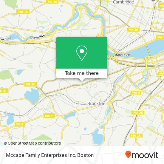 Mapa de Mccabe Family Enterprises Inc